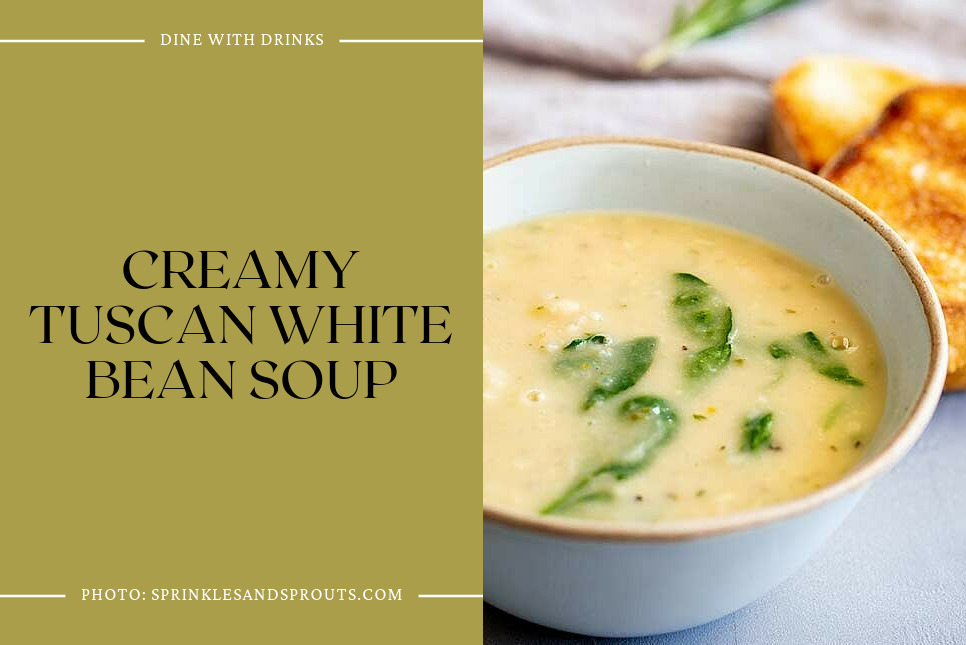Creamy Tuscan White Bean Soup