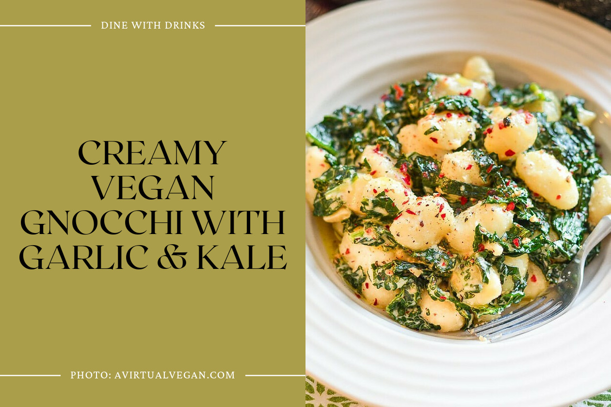 Creamy Vegan Gnocchi With Garlic & Kale