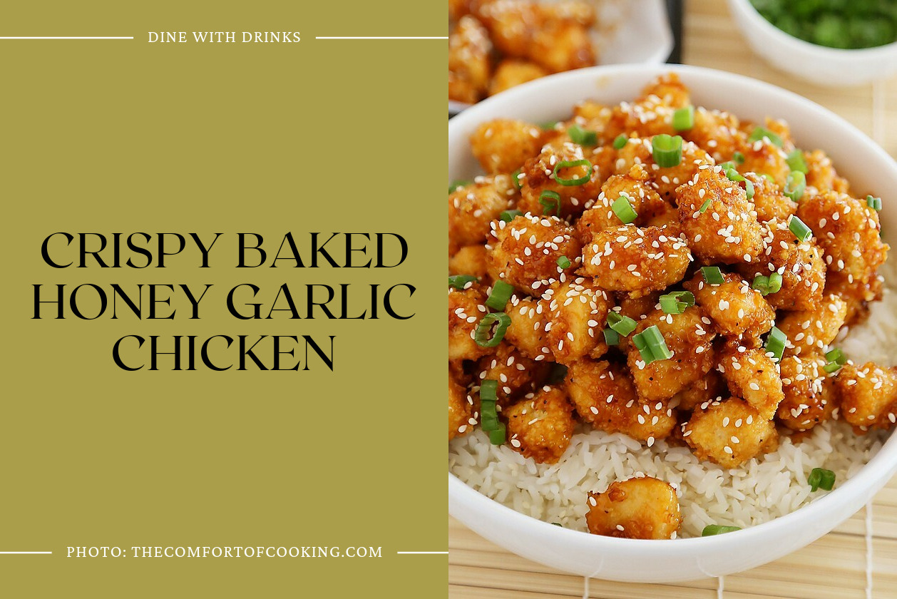 Crispy Baked Honey Garlic Chicken