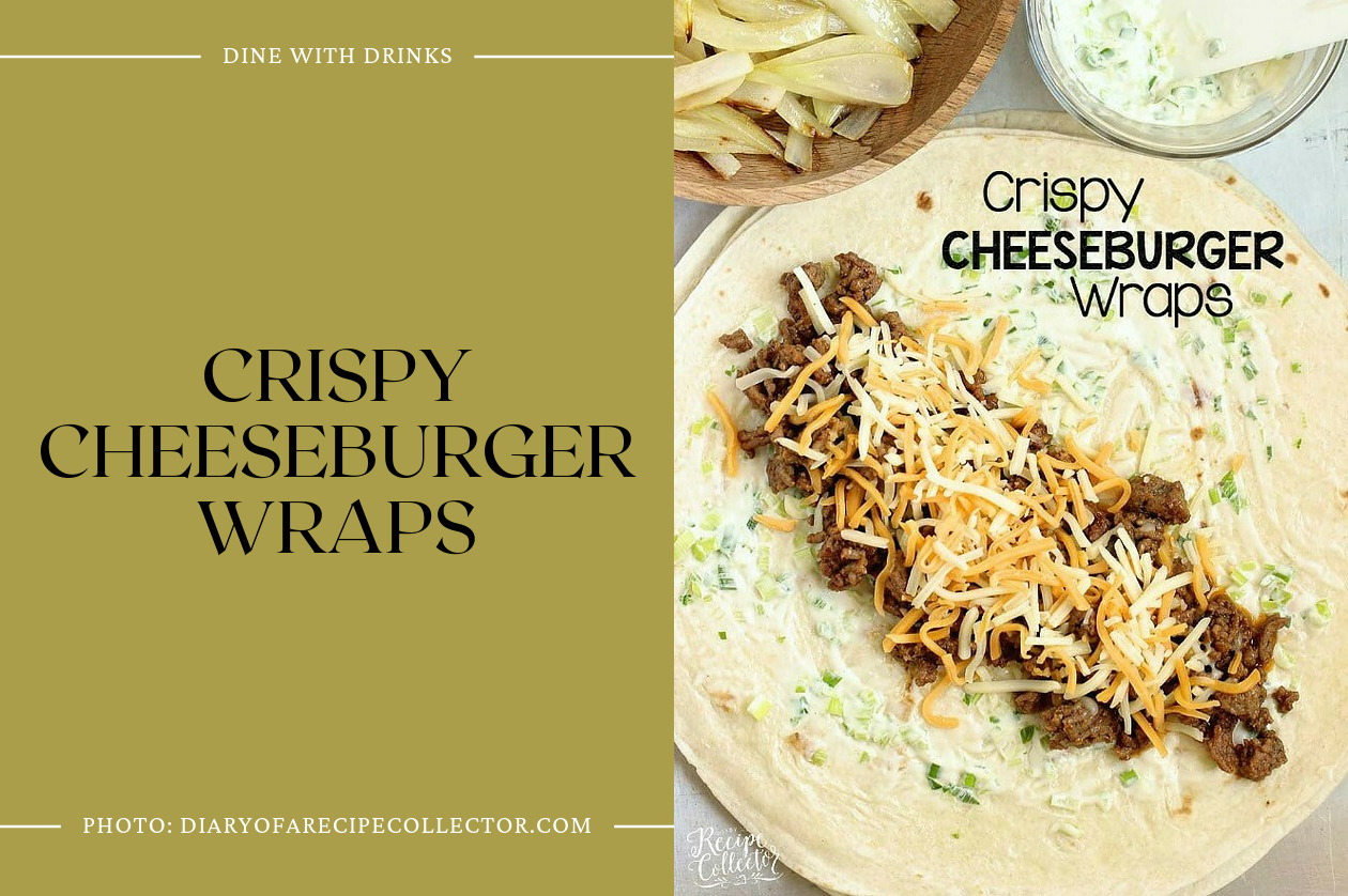 Crispy Cheeseburger Wraps
