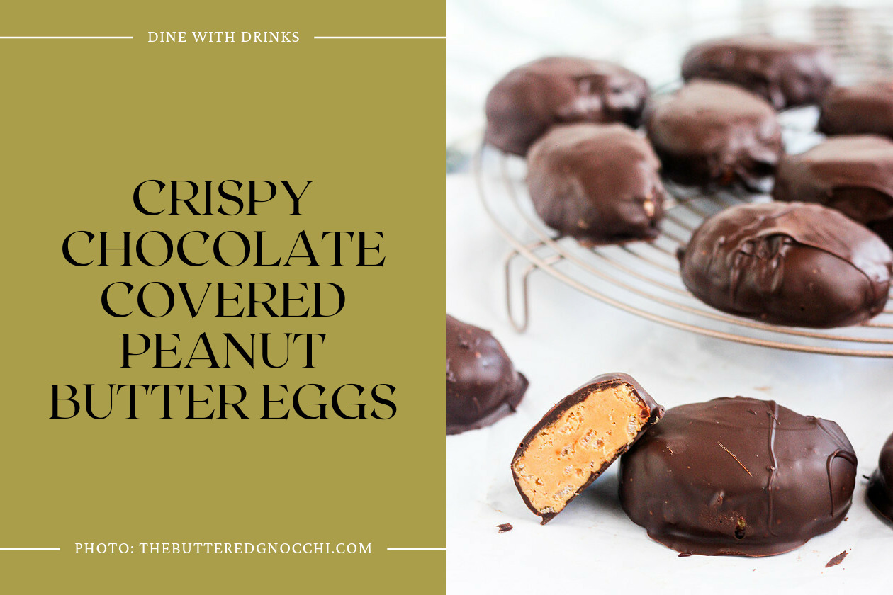Crispy Chocolate Covered Peanut Butter Eggs