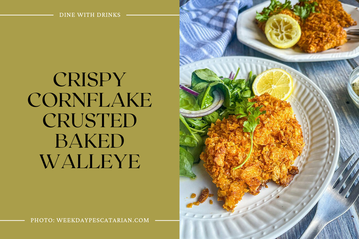 Crispy Cornflake Crusted Baked Walleye