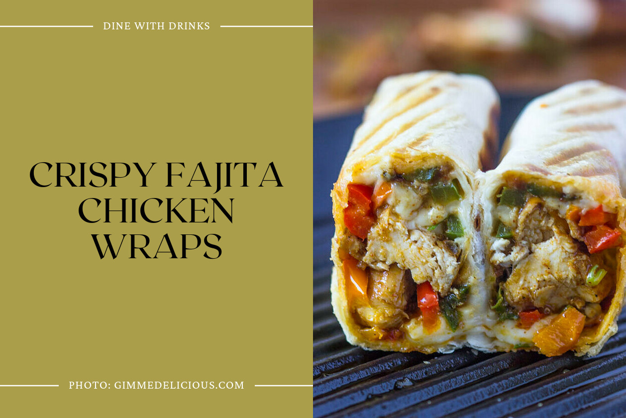 Crispy Fajita Chicken Wraps