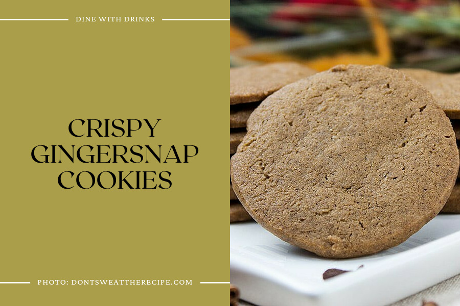 Crispy Gingersnap Cookies