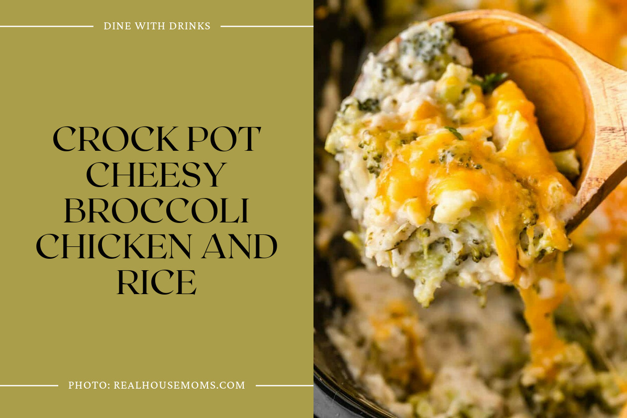 Crock Pot Cheesy Broccoli Chicken And Rice