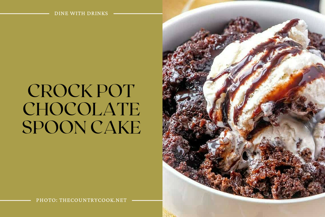 Crock Pot Chocolate Spoon Cake