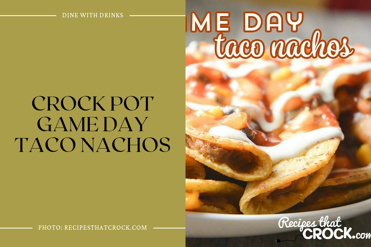 Crock Pot Game Day Taco Nachos