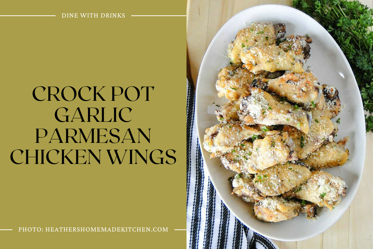 Crock Pot Garlic Parmesan Chicken Wings