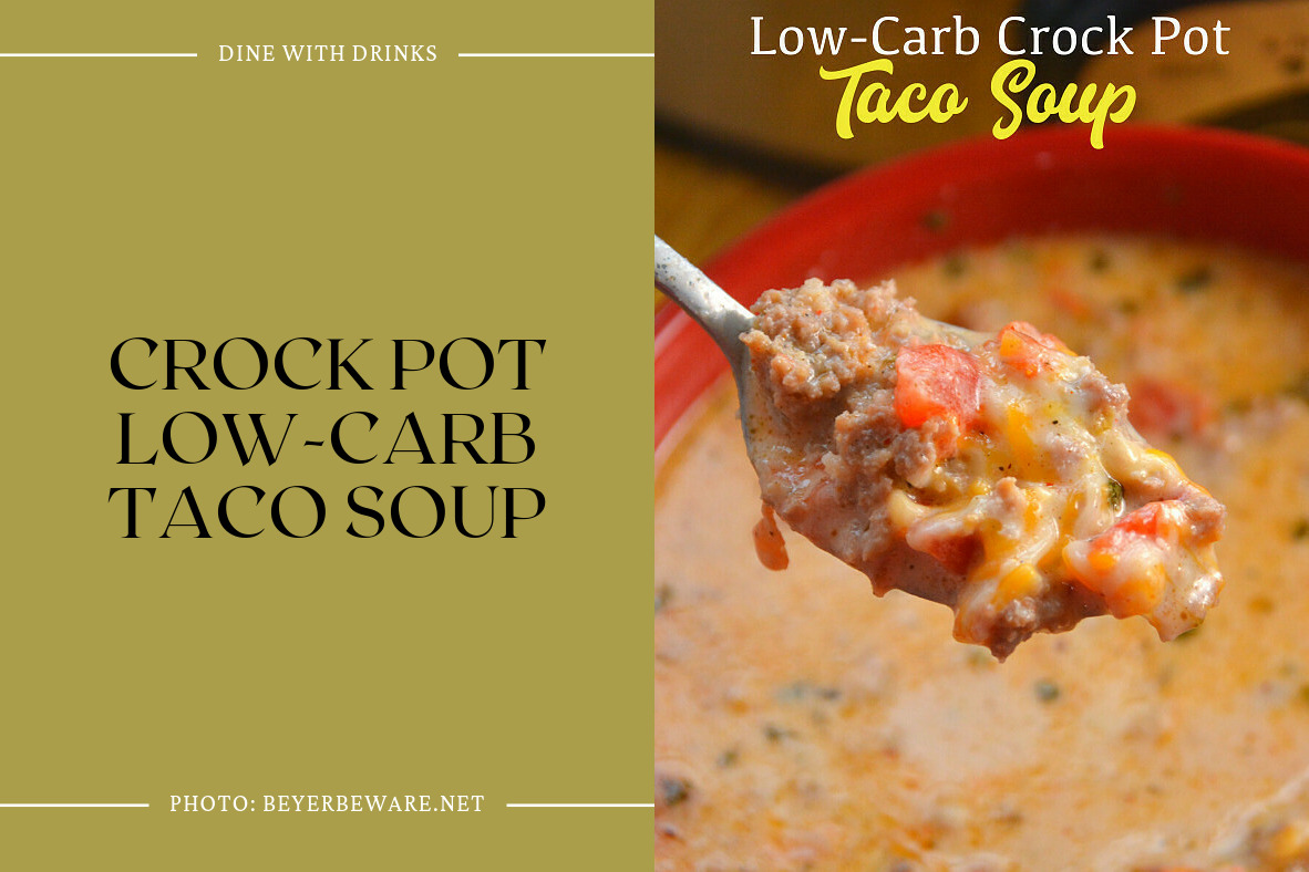 Crock Pot Low-Carb Taco Soup