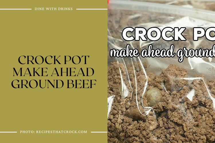 Crock Pot Make Ahead Ground Beef