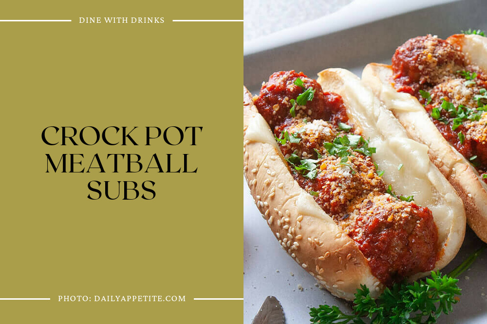 Crock Pot Meatball Subs