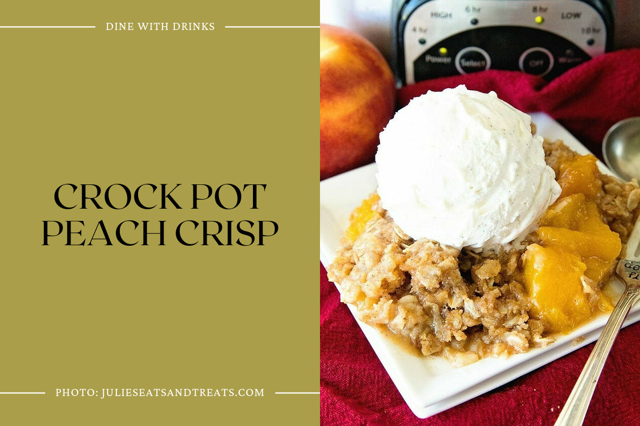 Crock Pot Peach Crisp