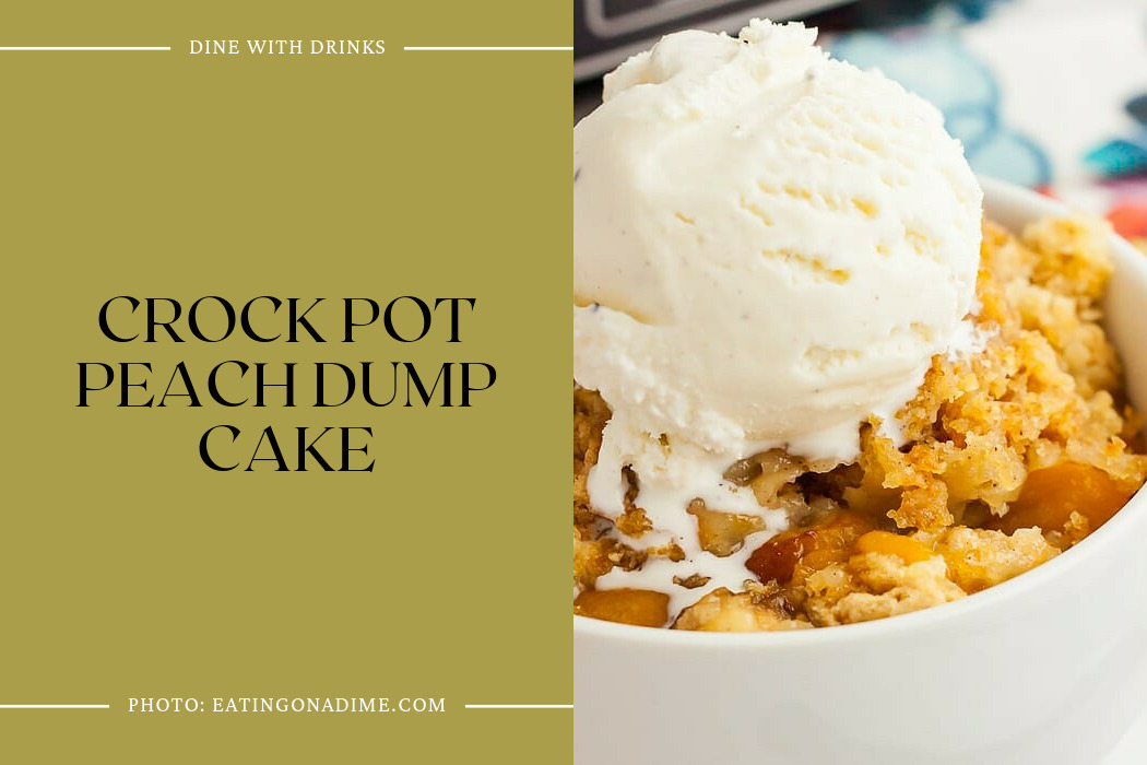 Crock Pot Peach Dump Cake