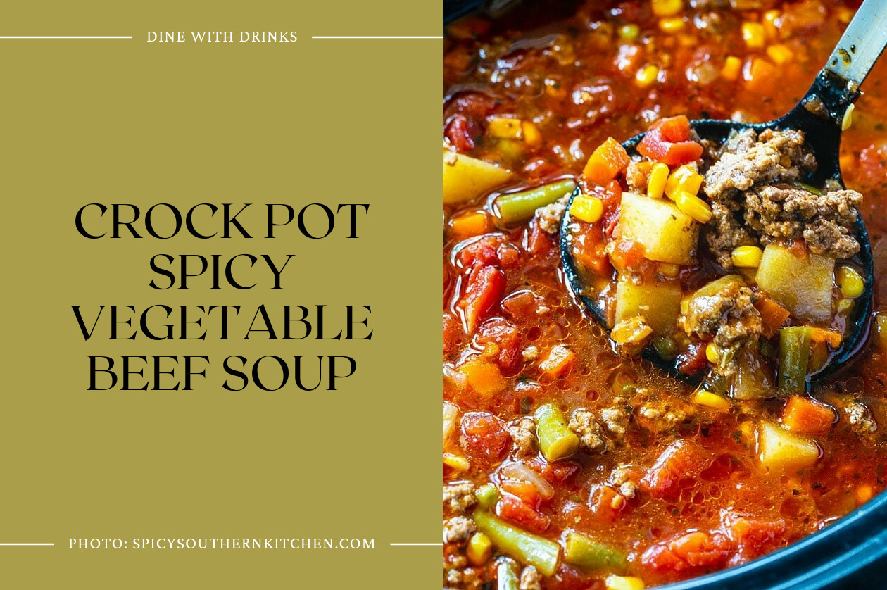 Crock Pot Spicy Vegetable Beef Soup