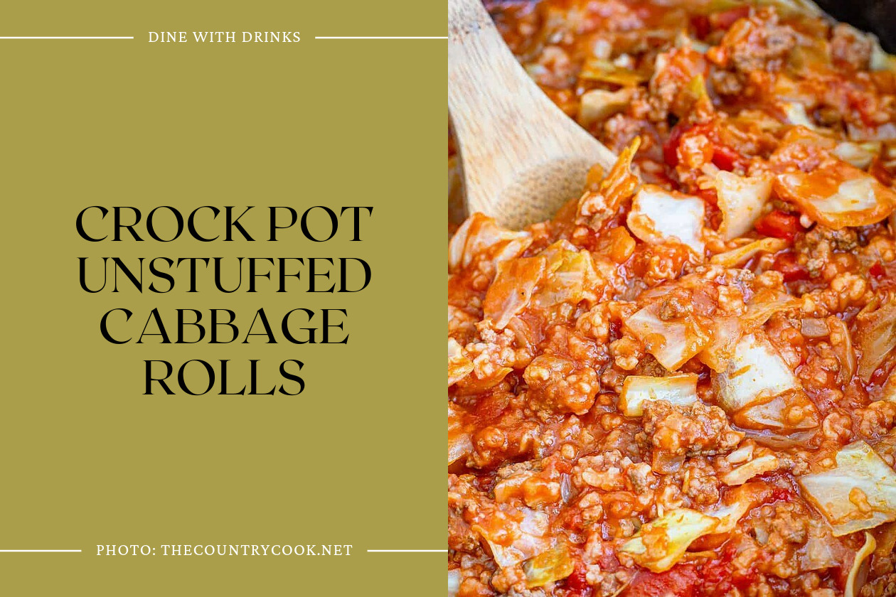 Crock Pot Unstuffed Cabbage Rolls