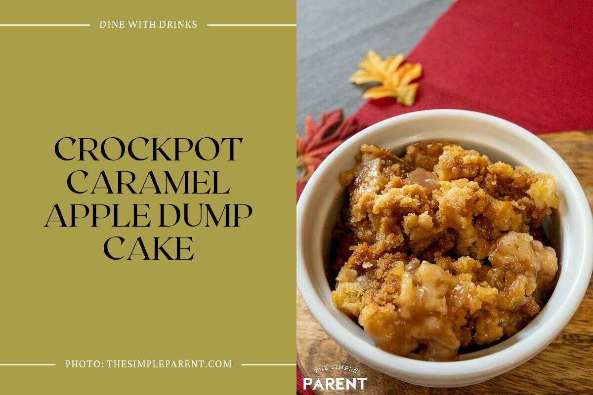 Crockpot Caramel Apple Dump Cake