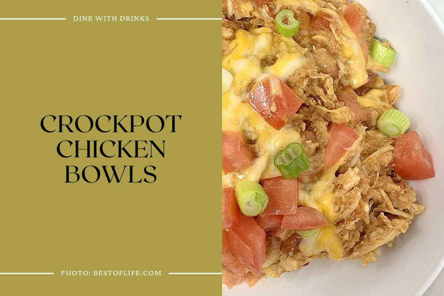 Crockpot Chicken Bowls