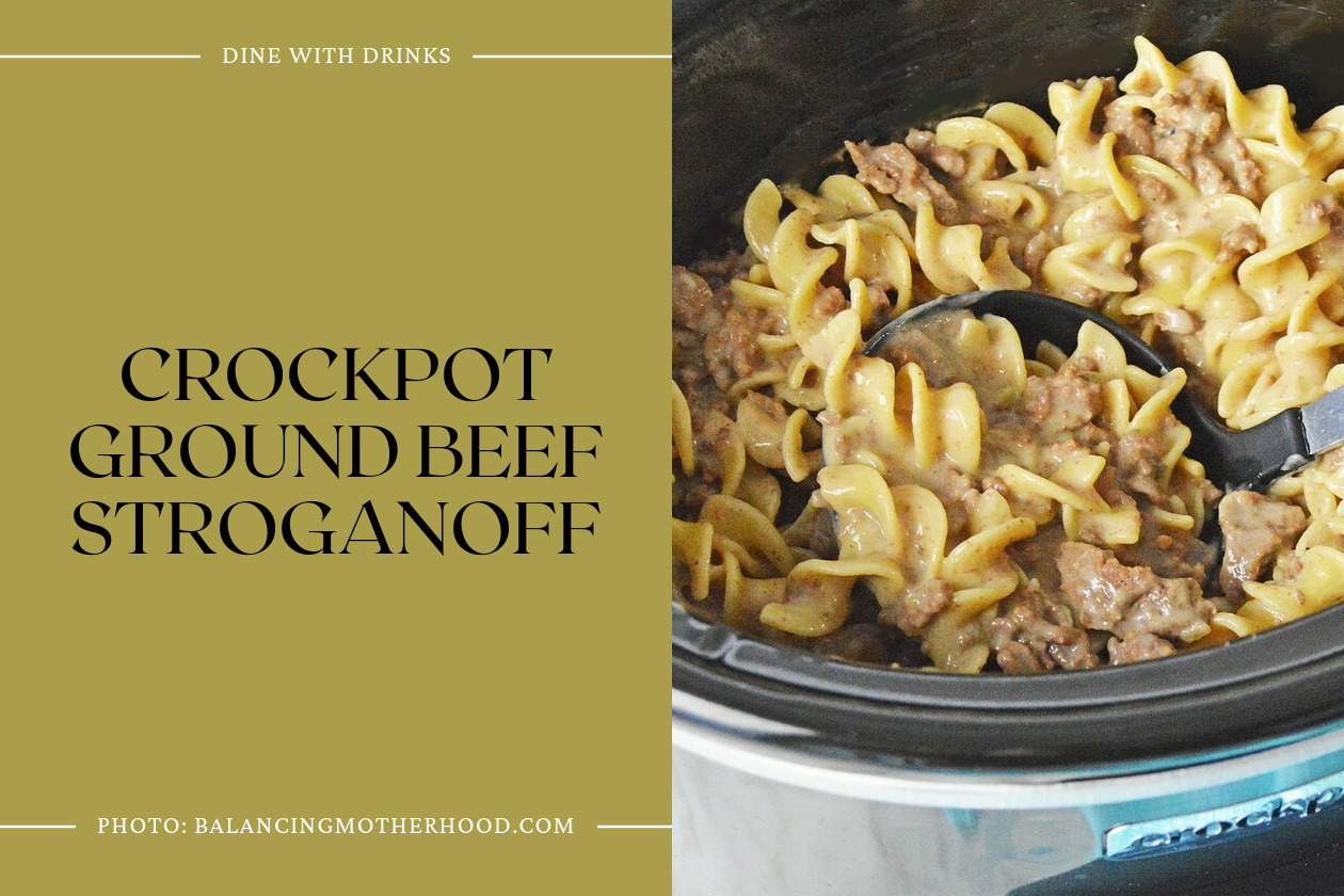Crockpot Ground Beef Stroganoff