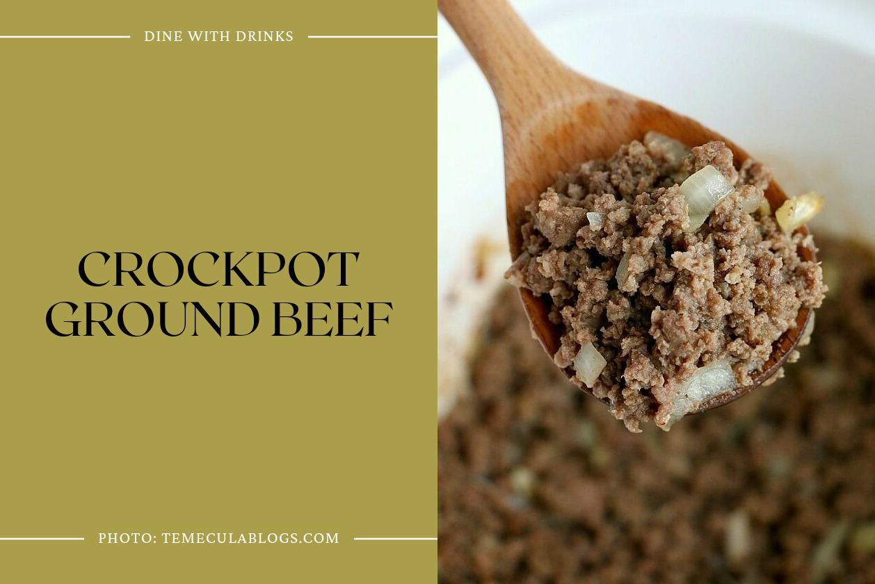 Crockpot Ground Beef