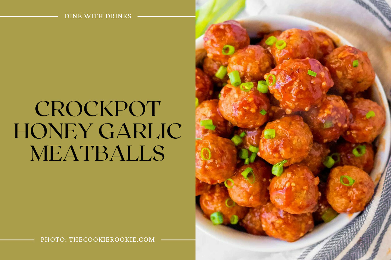 Crockpot Honey Garlic Meatballs