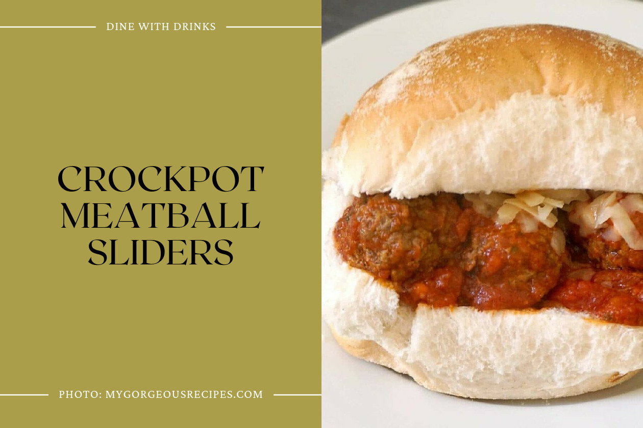 Crockpot Meatball Sliders