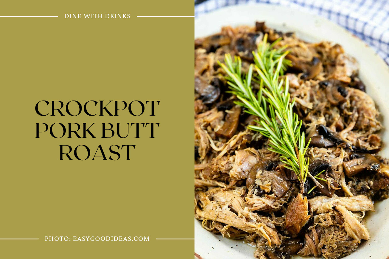 Crockpot Pork Butt Roast