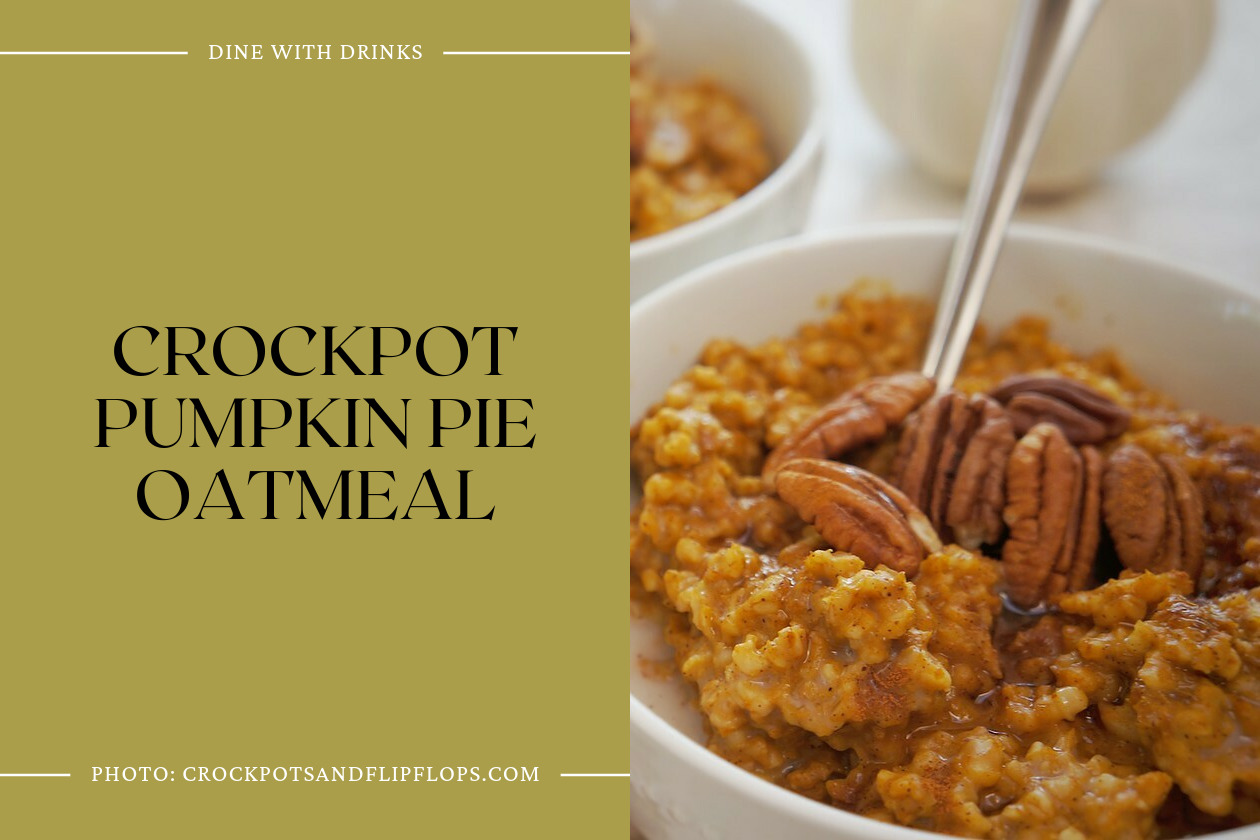 Crockpot Pumpkin Pie Oatmeal