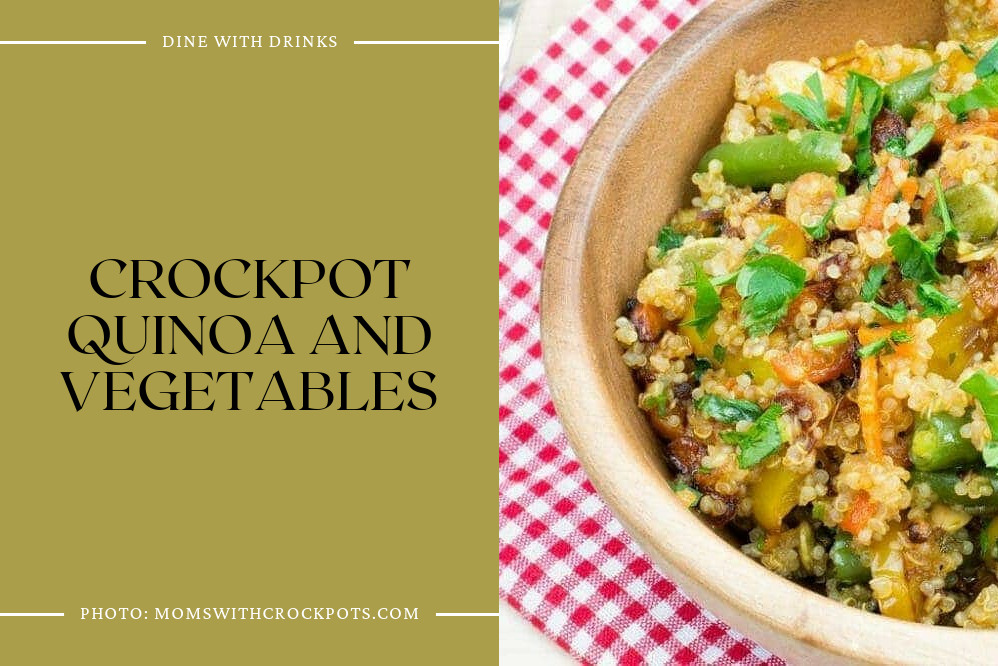 Crockpot Quinoa And Vegetables