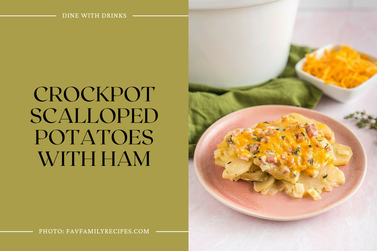 Crockpot Scalloped Potatoes With Ham