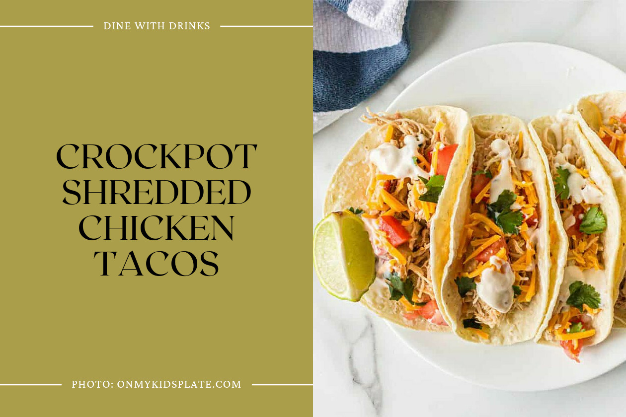Crockpot Shredded Chicken Tacos