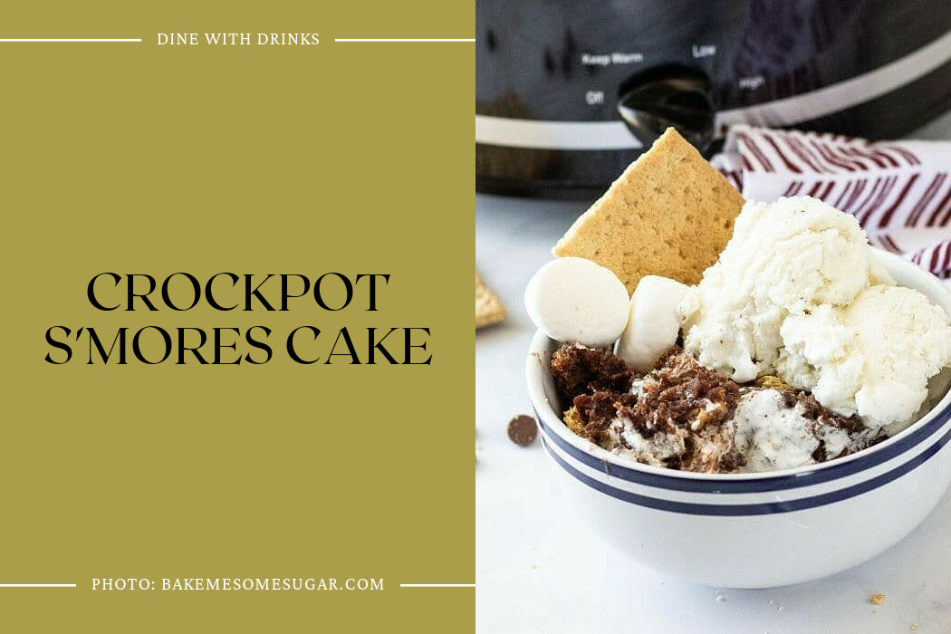 Crockpot S'mores Cake