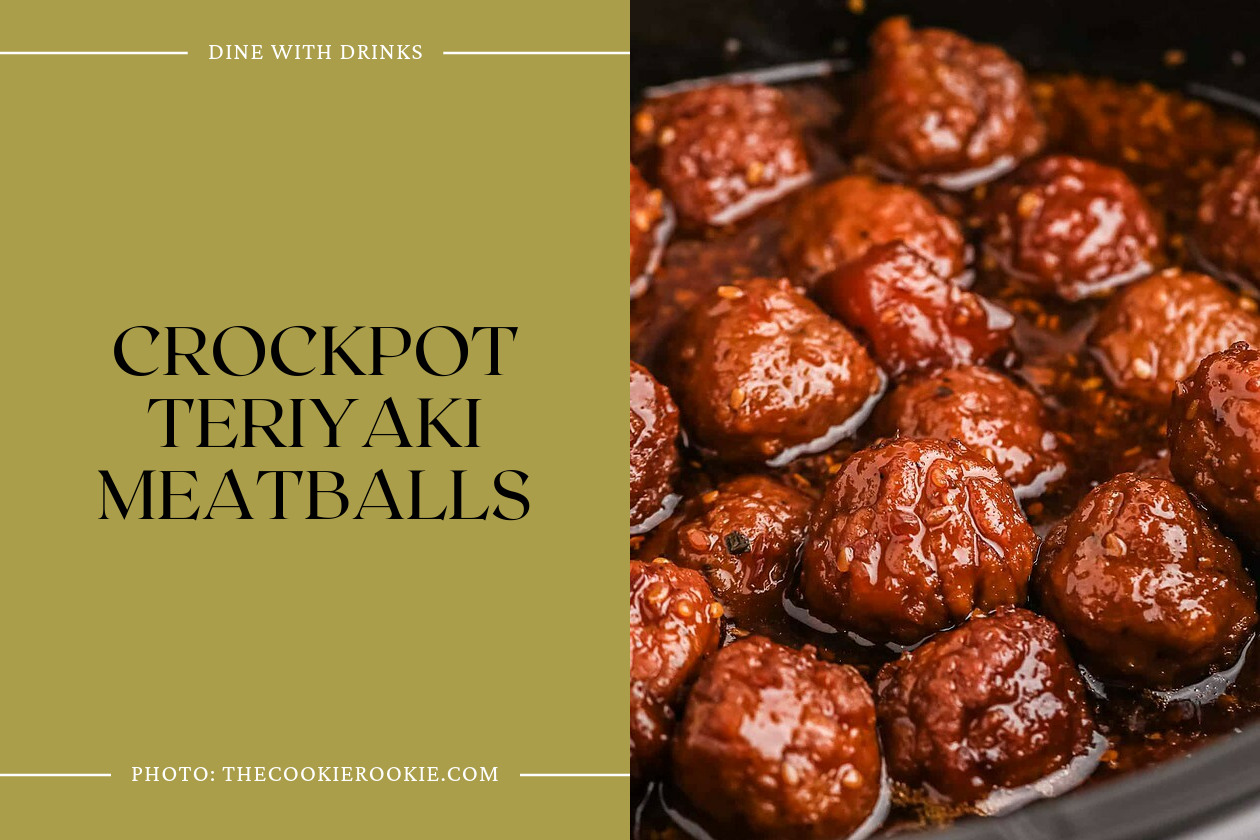 Crockpot Teriyaki Meatballs