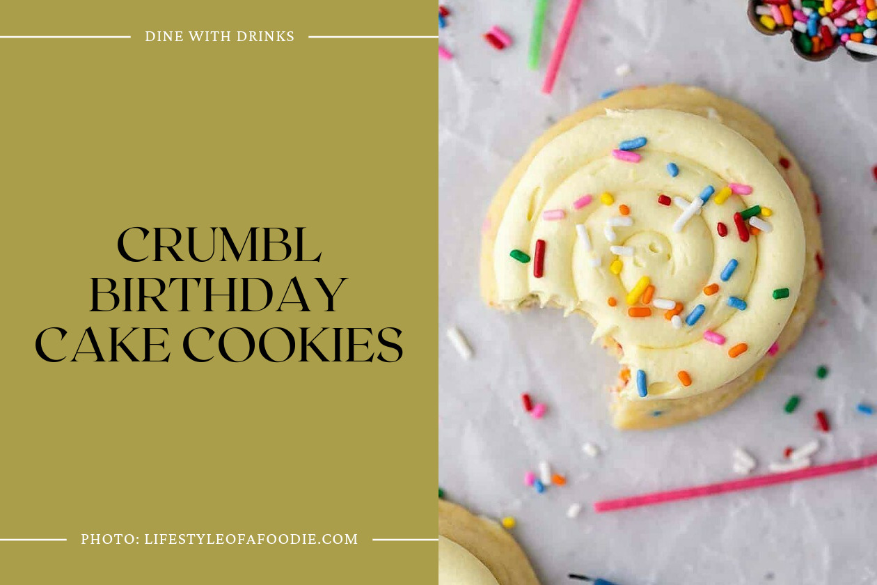 Crumbl Birthday Cake Cookies