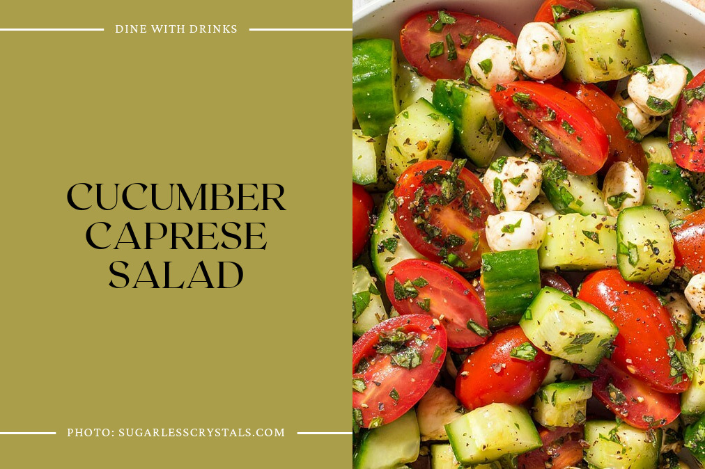 Cucumber Caprese Salad