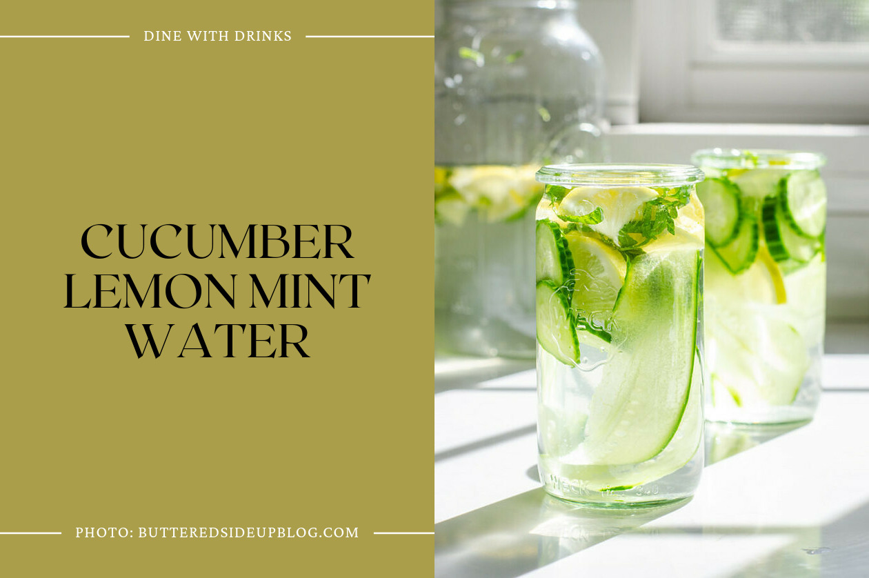 Cucumber Lemon Mint Water