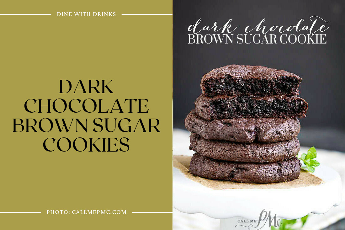 Dark Chocolate Brown Sugar Cookies