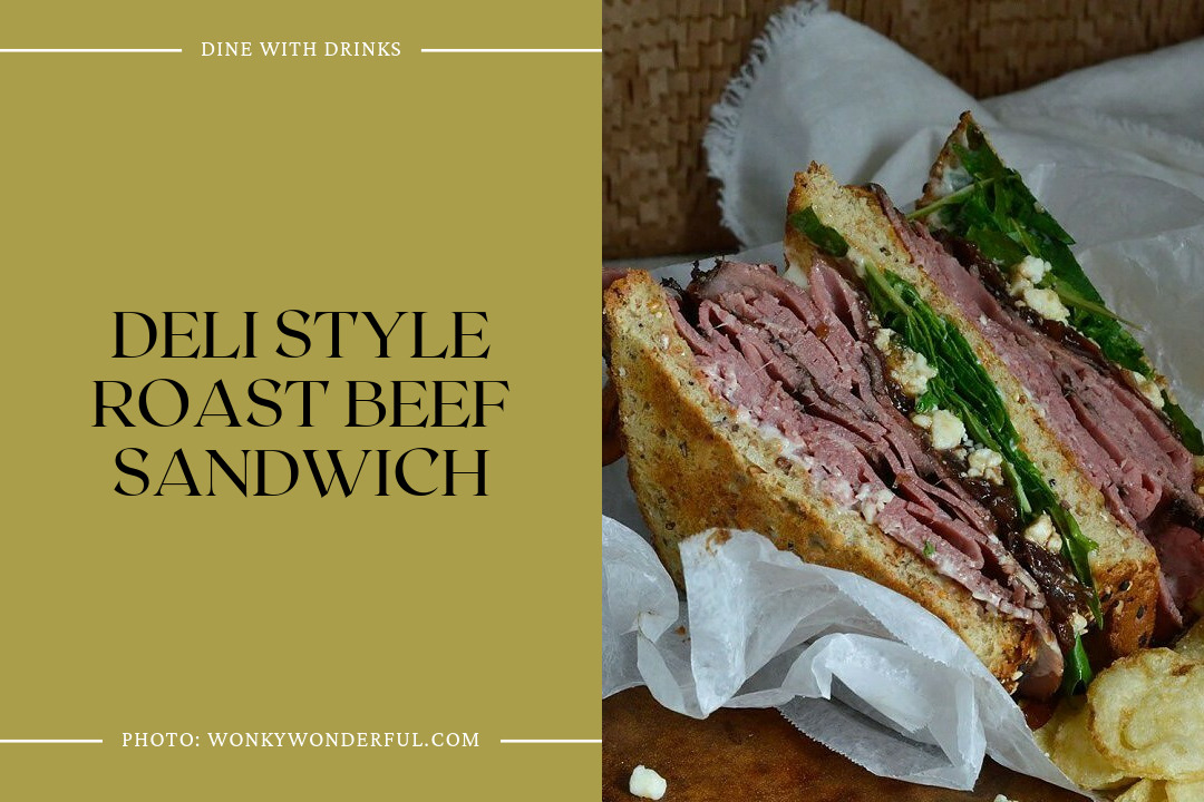 Deli Style Roast Beef Sandwich