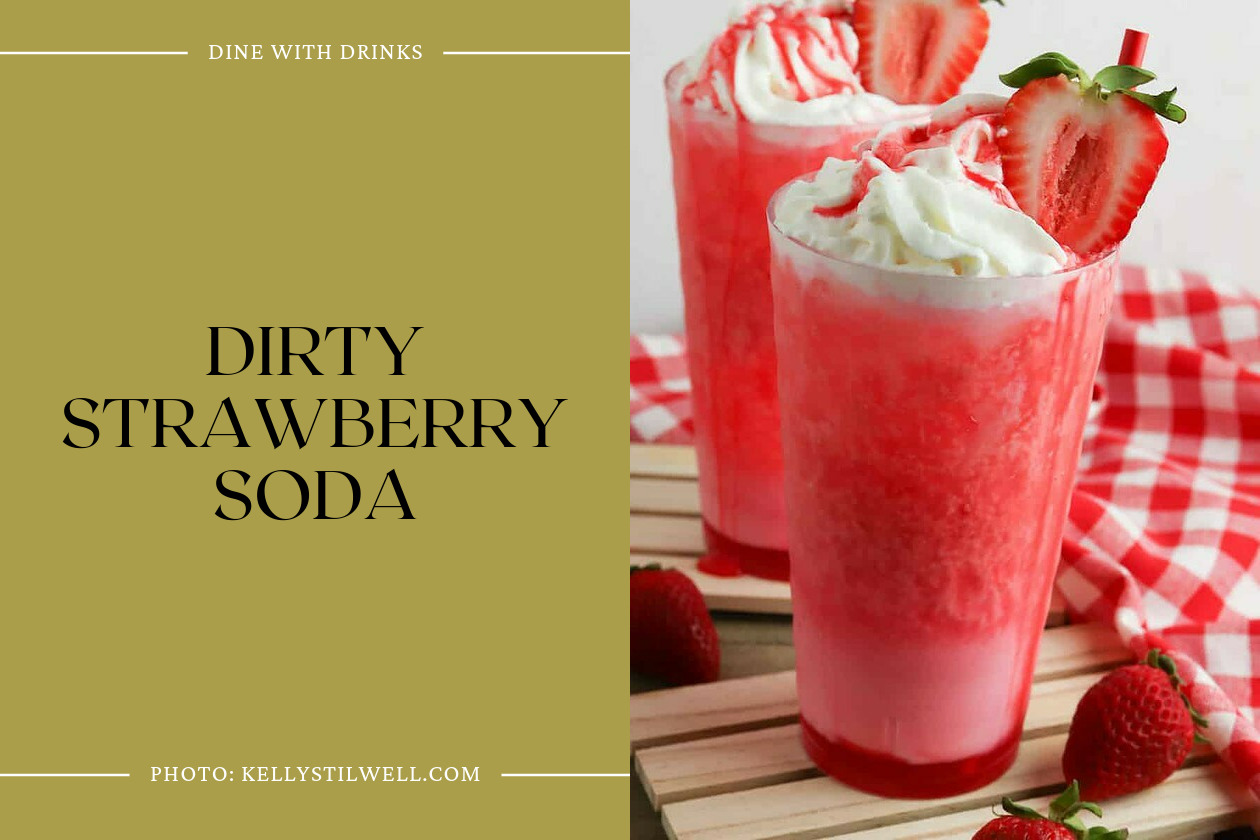 Dirty Strawberry Soda