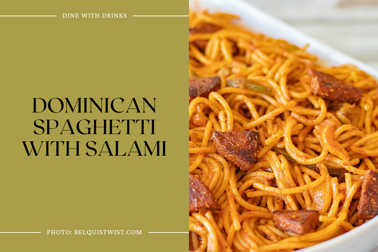 Dominican Spaghetti With Salami