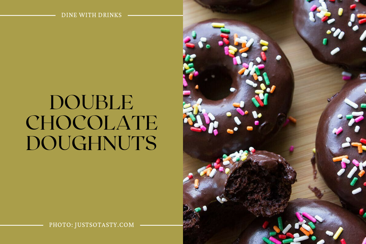 Double Chocolate Doughnuts