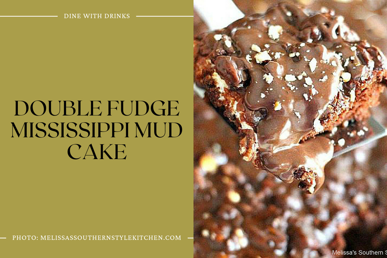 Double Fudge Mississippi Mud Cake