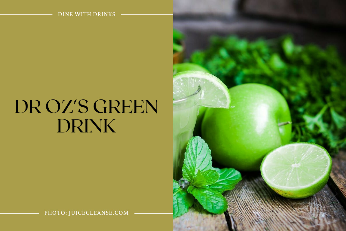Dr Oz's Green Drink