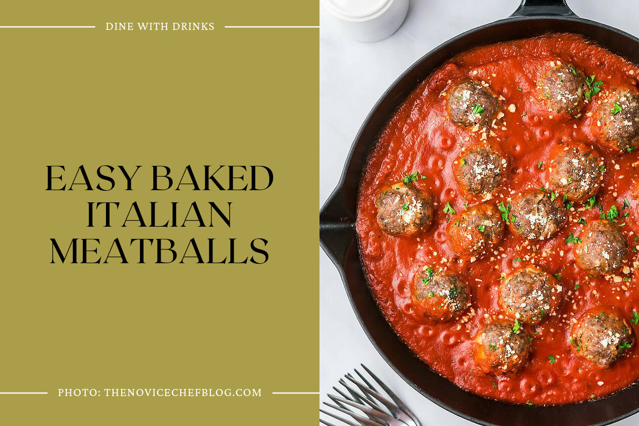 Easy Baked Italian Meatballs