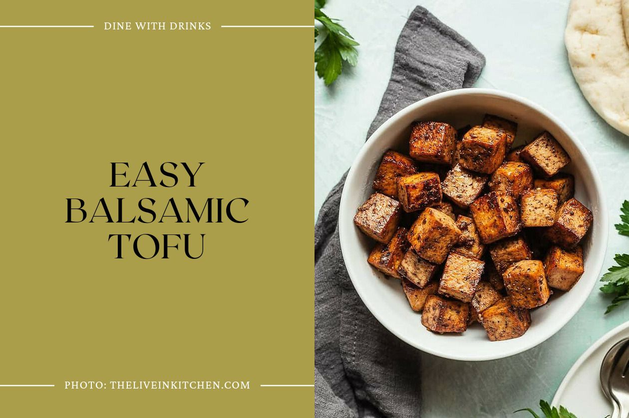 Easy Balsamic Tofu