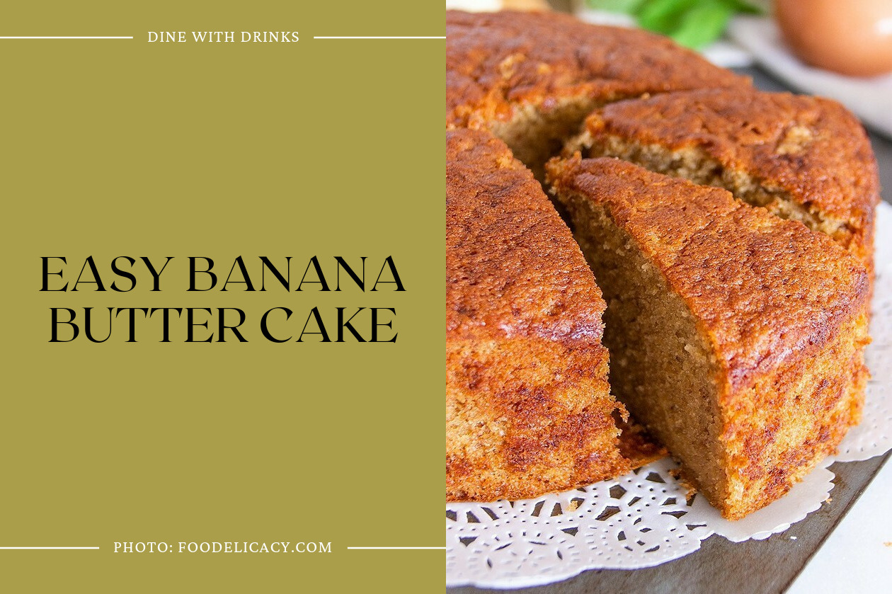 Easy Banana Butter Cake