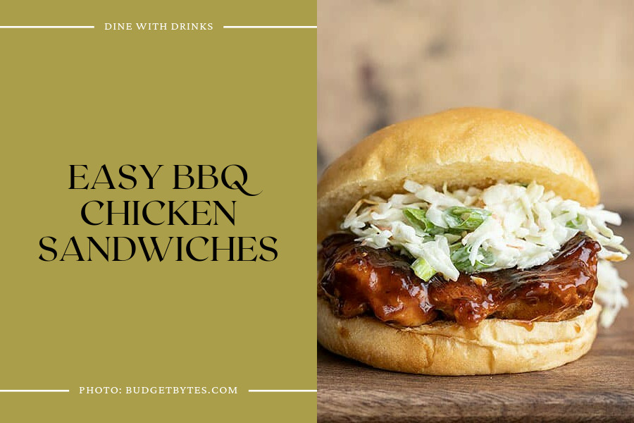 Easy Bbq Chicken Sandwiches