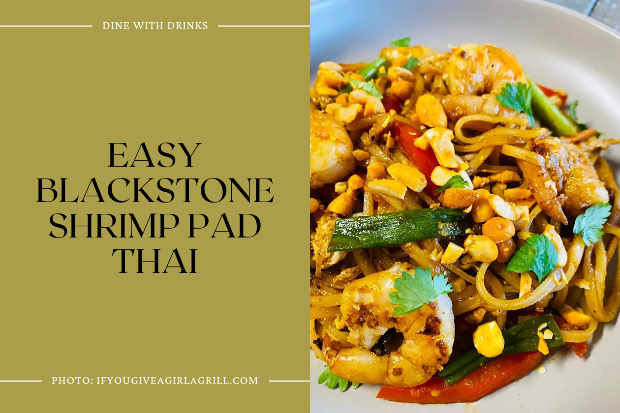 Easy Blackstone Shrimp Pad Thai