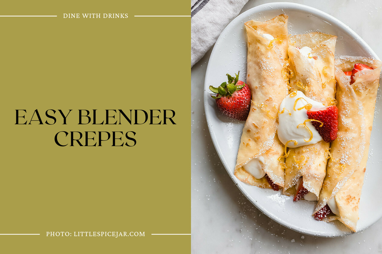 Easy Blender Crepes