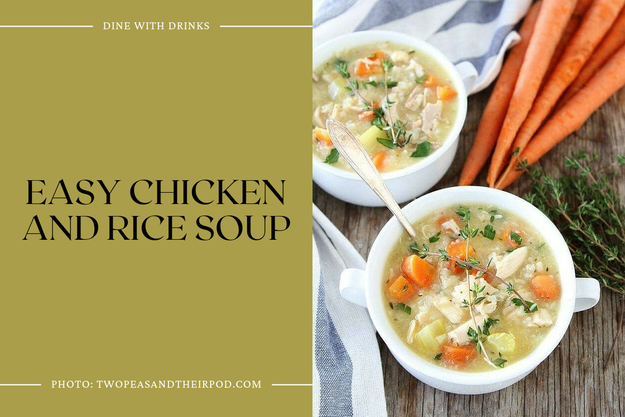 Easy Chicken And Rice Soup