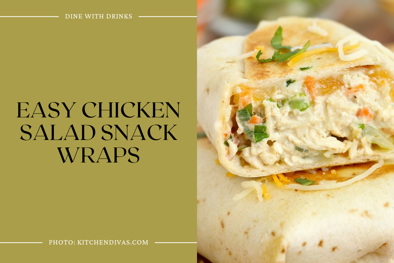 Easy Chicken Salad Snack Wraps